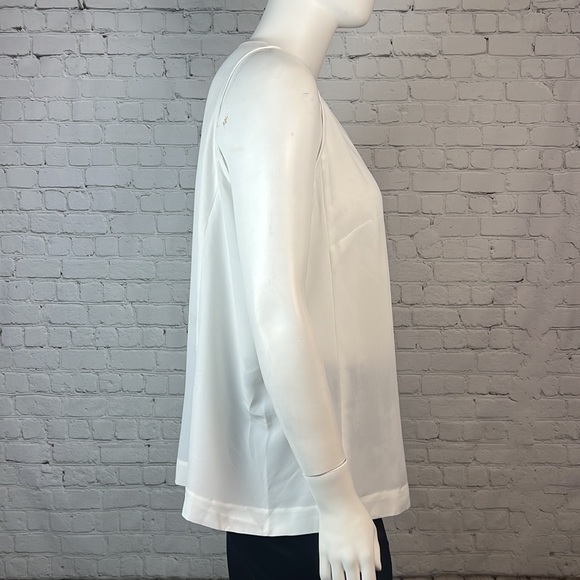 Rachel Roy White Side Tie Tank Top Size 2X - Picture 3 of 5